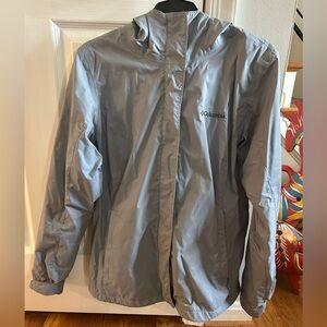 Columbia Gray Rain Jacket